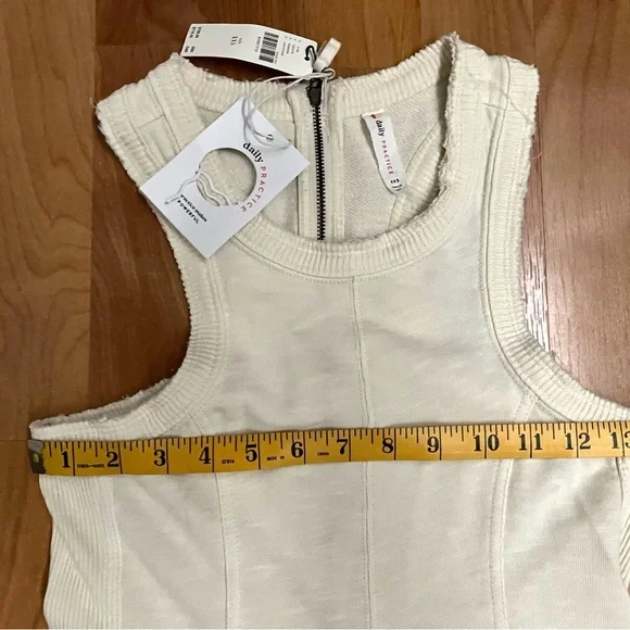 NWT Daily Practice Sophisticated Sleeveless French Terry Cotton Jumpsuit Unworn - Picture 14 of 16